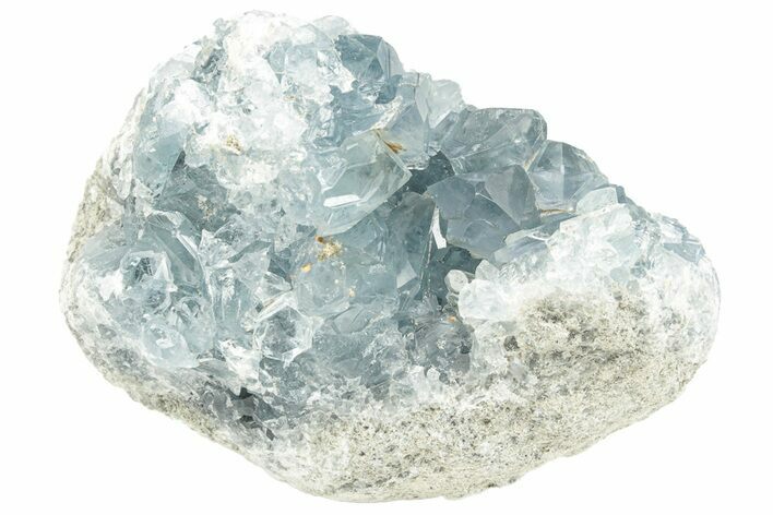 Sparkly Celestine (Celestite) Crystal Cluster - Madagascar #249079